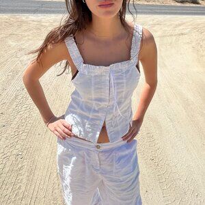 Many many clothes linen Austin corset top